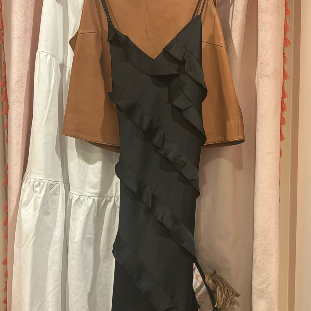 Show me your mumu romance ruffle dress